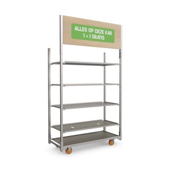 Porte-enseigne chariot danois