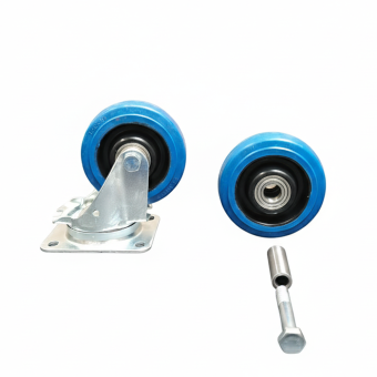 Roue pour chariot empilable - roulette pivotante - chariot de vente aux enchères