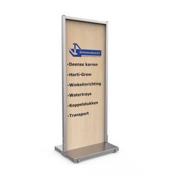 Panneau d'affichage trottoir