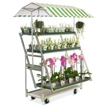 mobilier de présentation pour fleurs et plantes