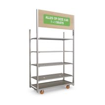 Porte-enseigne chariot danois