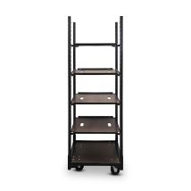 Chariot de vente mobile noir pour la présentation