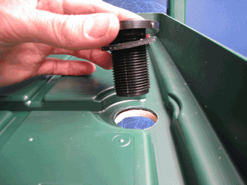 Bac à eau avec grille